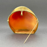 Estate Antique 18K Y Gold Ages of Bacchus Cameo Pin/Pendant