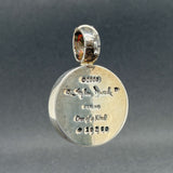 Estate Stephen Dweck SS 77.96ct Star Grey Moonstone Enhancer Pendant