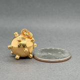 Estate 18K Y Gold Sputnik Pendant