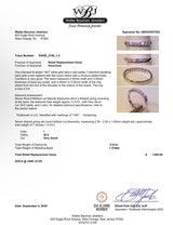 Estate 14K W Gold 0.31ctw Diamond Anniversary Ring