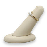 18K Y Gold 0.72ctw G/SI1 Ring with 7 Graduated Diamonds