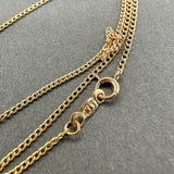 Estate 14K Y Gold 1.1mm 18” Curb Link Chain