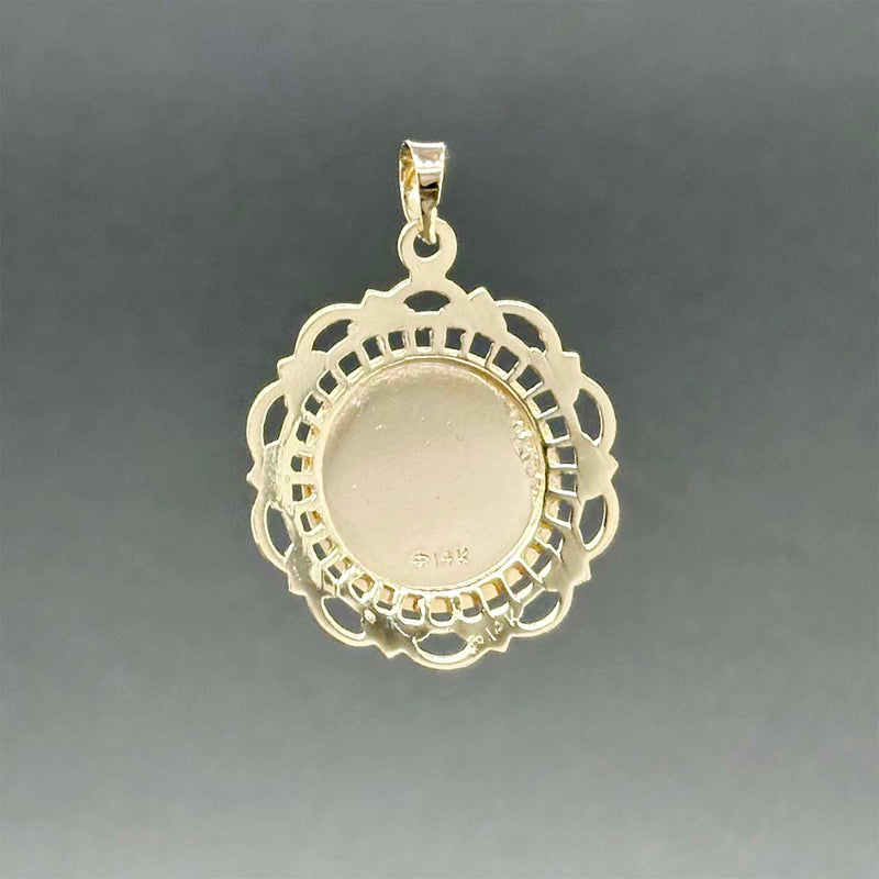 Estate 14K Y Gold Star of David Pendant