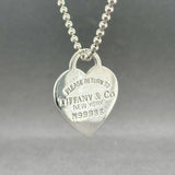 Estate Tiffany & Co. SS Heart Tag Pendant
