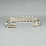 Estate SS Turquoise Cuff Bracelet