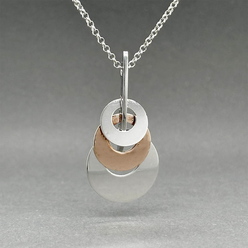 Estate Frederic Duclos RGP 3 Circle Pendant