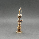 Estate 14K Y Gold Oil Drilling Charm