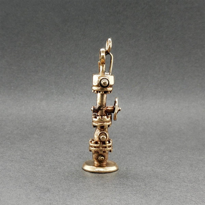 Estate 14K Y Gold Oil Drilling Charm