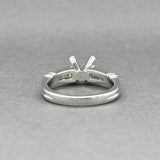 Estate Platinum 0.30ctw G/SI1 Diamond Eng. Ring Semi-Mount
