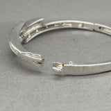 Estate Platinum 1.73ctw I-J/SI2-I1 Diamond Bangle Bracelet