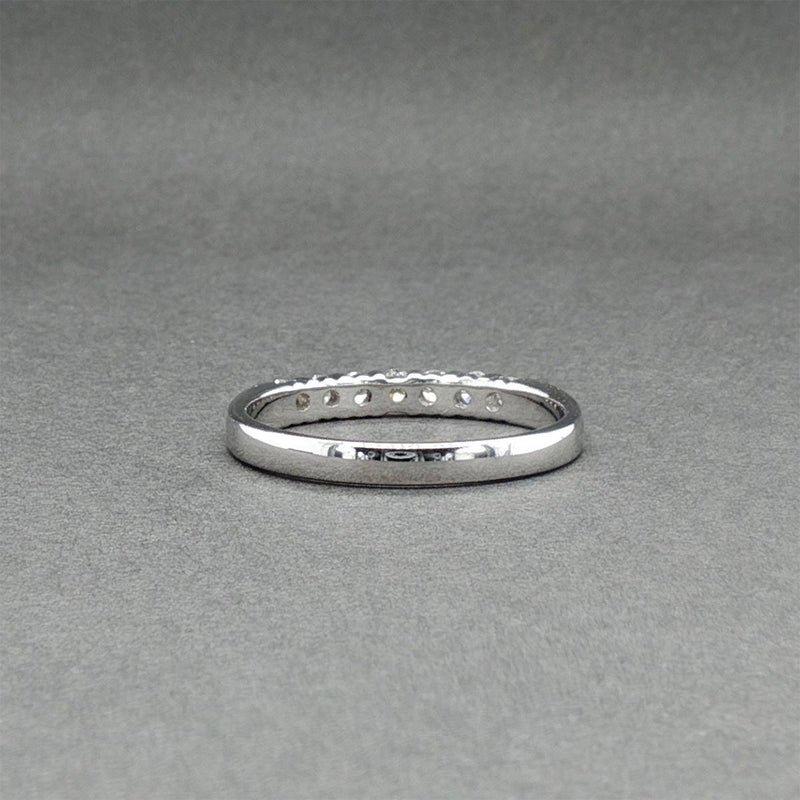 Estate 14K W Gold 0.31ctw Diamond Anniversary Ring