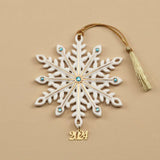 2024 Gemmed Snowflake Ornament - Walter Bauman Jewelers