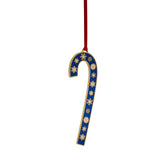 2024 Gold Plated And Enameled Wallace Candy Cane Ornament 44th Edition - Walter Bauman Jewelers