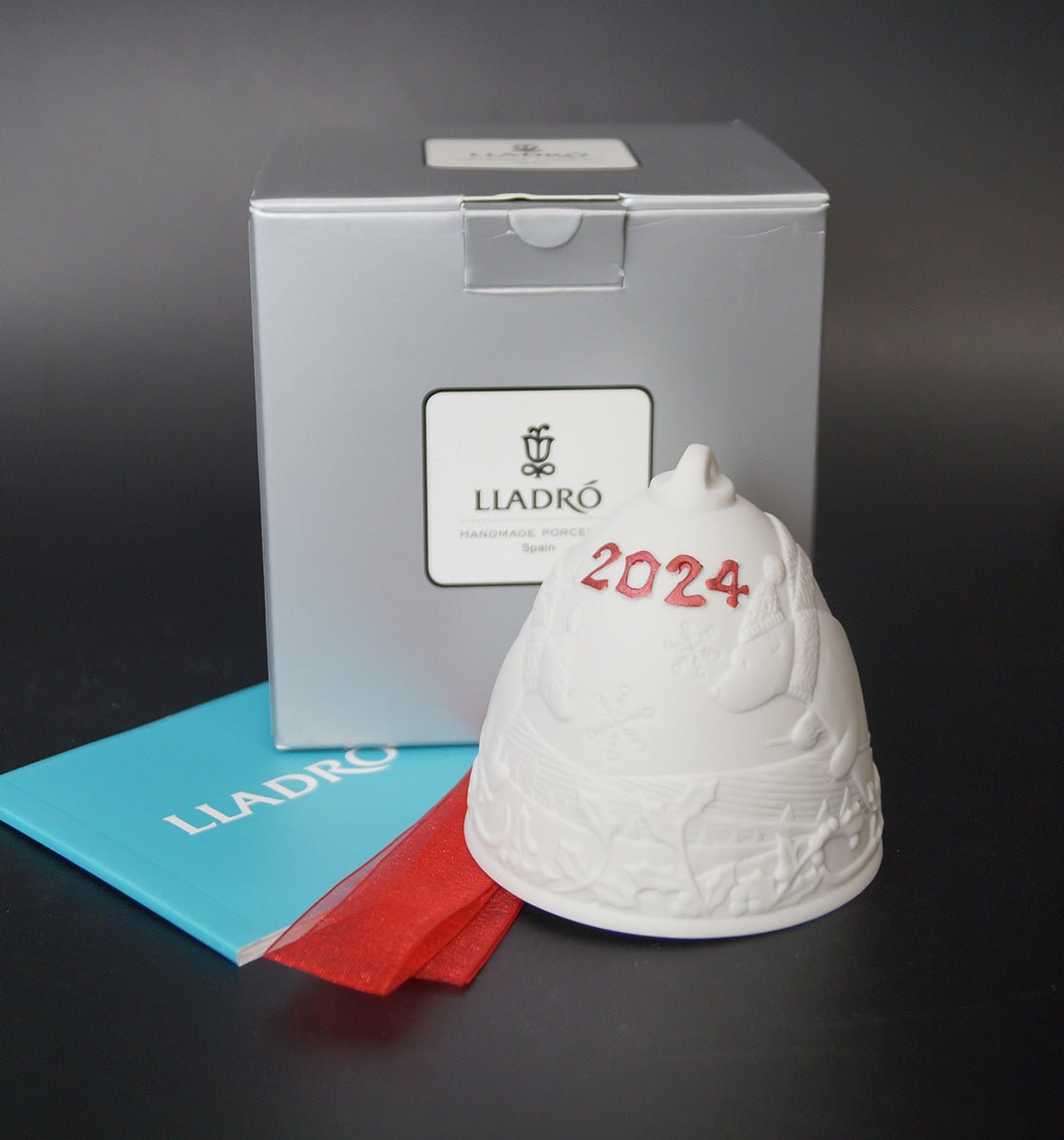 2024 Lladro Christmas Bell Red