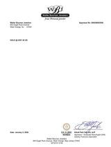 Estate 14K W Gold 1.22ctw H-I/VS2-I1 Diamond J Hoop Earrings