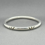 Estate SS Hollow Bangle Bracelet