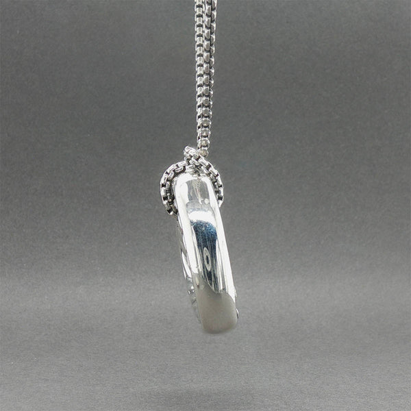 Estate David Yurman SS Cable Heart Pendant