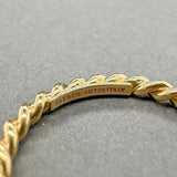 Estate Tiffany & Co. 18K Y Gold Rope Ring