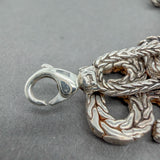 Estate John Hardy SS Carved Faith Charm Bracelet