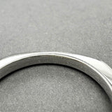 Estate Claude Thibaudeau 18K W Gold 0.06ctw Diamond Eng. Semi-Mount Ring