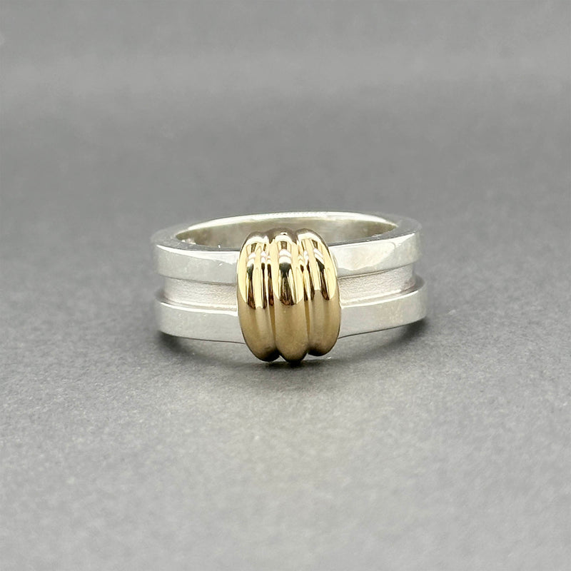 Estate Tiffany & Co. SS 18 Atlas Groove Ring