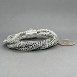 Estate SS Twisted Woven Bracelet