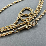 Estate 14K Y Gold 1.88mm 24” Rope Chain