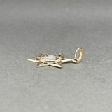 Estate 14K TT Gold Star of David Pendant