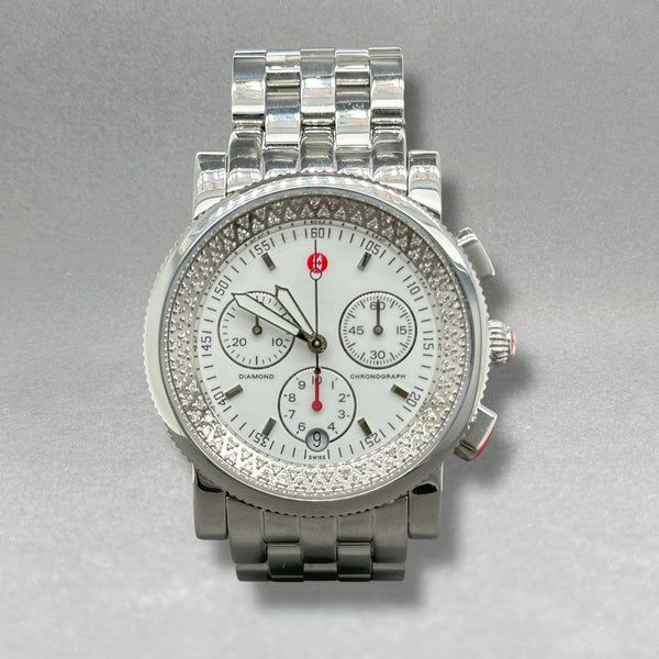 Estate Michele Sport Sail 0.46ctw Diamond Chronograph Quartz Watch