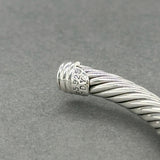 Estate David Yurman SS 14 Renaissance Station Cuff Bracelet
