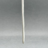 Estate 14K W Gold 1.21mm 22” Foxtail Chain