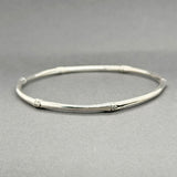 Estate John Hardy SS Bamboo Bangle Bracelet