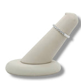 14K W Gold 0.33ctw G/SI1 Diamond Dot Wedding Band