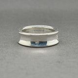 Estate Tiffany & Co. SS 1837 Concave Ring