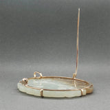 Estate 14K Y Gold 74.56ct Carved Jadeite Brooch