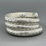 Estate John Hardy SS 18 Naga Triple Wrap Bracelet