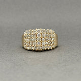 Estate 14K Y Gold 1.24ctw J-K/SI2-I1 Diamond Cocktail Ring