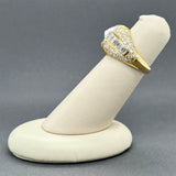Estate 18K TT Gold 3.05ctw F-G/VS2-SI1 Diamond Cocktail Ring