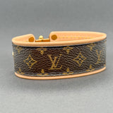 Estate Louis Vuitton Gold Plated “Save it” Bracelet