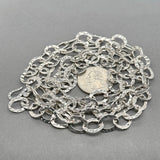 Estate SS 9.91mm Hammered Link 36” Chain