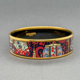 Estate Hermes YGP Enamel Bangle Bracelet