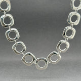 Estate Tiffany & Co. SS Square Cushion Link Necklace