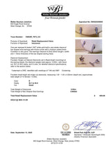 Estate 14K W Gold 0.05ctw G/SI1-2 Diamond Bar Stud Earrings