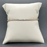 Estate 14K R gold 1.79ctw I-J/SI1-2 Diamond Tennis Bracelet