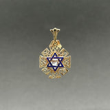 Estate 14K Y Gold Mini Star of David Pendant