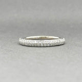 Estate Vera Wang 14K W Gold 0.35ctw Diamond Ring