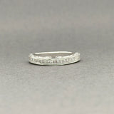 Estate 14K W Gold 0.47ctw H-I/VS2-SI1 Diamond Wedding Ring