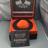 Estate Bulova Racer Chronograph Quartz Black Dial Men's Watch (b) BOX ONLY