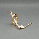 Estate 18K Y Gold Horse Jockey Pin