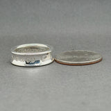Estate Tiffany & Co. SS 1837 Concave Ring
